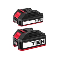 Kit combiné d'outils électriques sans fil TEH N in One 2.0Ah sans balais avec mallette de transport rigide