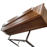 Cercueil funéraire en bois bon marché de nouveau design de luxe de style européen