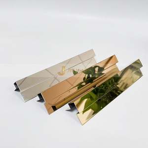 Custom Size M136 Stainless Steel Durable Waterproof Tile Edge Trim <b>Corner</b> with Easy Installation for Apartment Use - Product Image 2