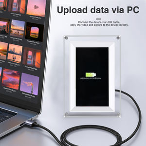 إطار صور رقمي أكريليك للطلبات بالجملة، مقاس 5/7/10/12 بوصة، مع مستشعر حركة وشاشة IPS، إطار صور رقمي للمنزل والمكتب - Product Image 5