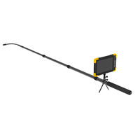 Caméra de sauvetage sans fil 4K vidéo et audio 360 PAN/TILT avec écran tactile de 10,1 pouces, télécommande, résistante à l'eau, utilisations multiples