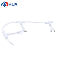 AOHUA câble solution design mâle femelle étanche IP65 T forme type 2 broches connecteur de câble séparateur