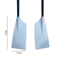 Sistema de Remo Individual Inflable de Alto Rendimiento de 293 cm de Largo, Remo de Fibra de Carbono Completa para SUP