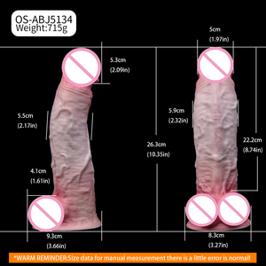 FAAK Dildo de silicona grande y realista con ventosa para mujer, estimulador de punto G, juguete sexual para adultos, fabricado en fábrica B2B - Product Image 2