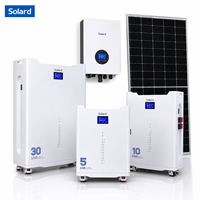 Batterie de secours solaire 5 kWh avec cellules de qualité solaire, directement de l'usine, moniteur intelligent WIFI CAN, 100 Ah, 15 unités en connexion parallèle