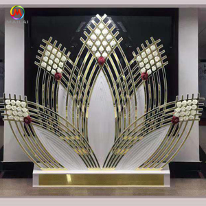 Event Used Special Lotus Custom Acrylic PVC Wedding <strong>Backdrop</strong> <strong>Stand</strong> - Product Image 5