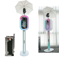 Machine Photobooth DSLR Mirror Magic avec Écran Tactile 13,3'', Impression Instantanée, Coque en Alliage d'Aluminium, Garantie 1 An, Télécommande Sans Fil