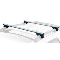 Universeller Dachgepäckträger für Outdoor-Reisen, Aluminium-Stahl-Querträger für Gepäck, Allgemeiner Schienen-Dachgepäckträger