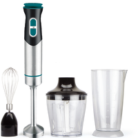 Mixeur Plongeant Électrique 800W à Vitesse Variable avec Moteur en Cuivre Pur et Récipient en Plastique pour Usage Domestique et Hôtelier