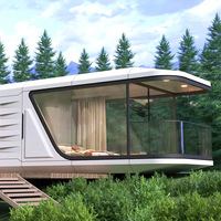 Maison capsule préfabriquée Velferda pour l'extérieur, hôtel, séjour chez l'habitant, bureau, conteneur, petite maison capsule D2 Valferda