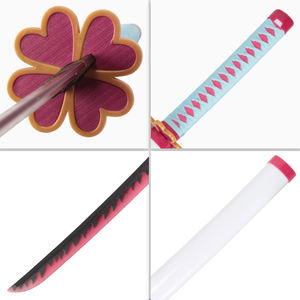 Espada <span class=keywords><strong>de</strong></span> Anime <span class=keywords><strong>de</strong></span> alta calidad recargable Demon Killer Kanroji <span class=keywords><strong>Mitsuri</strong></span>, accesorios <span class=keywords><strong>de</strong></span> Cosplay, espadas Katana LED luminosas para jugar a Cosplay - Product Image 3