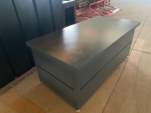 Haman Boîte <span class=keywords><strong>de</strong></span> rangement pour <span class=keywords><strong>jardin</strong></span>, boîte à coussins, <span class=keywords><strong>coffre</strong></span>, métal imperméable, <span class=keywords><strong>acier</strong></span> galvanisé 69x165x85cm 692l - Product Image 5