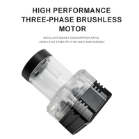Pompe à eau à moteur CC sans balais triphasé haute performance OCOCOO PWM ultra silencieuse pour circulation de refroidissement liquide de boîtier d'ordinateur