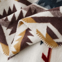 Fabricants de textiles de maison, couverture tissée Navajo réversible à motif géométrique personnalisé, style tribal, pour cadeau