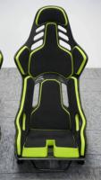 Sièges auto sur mesure d'usine, sièges baquet rouges tendance, universels, avec rails, style Recaro