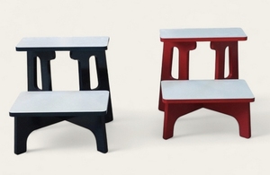 Contemporary Leather <b>Small</b> <b>Stools</b> for Bedroom Hotel or Apartment Use - Product Image 4