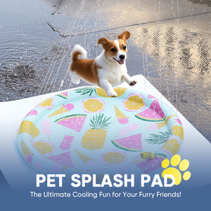 Haustier Wassers prüh bett Garten brunnen Spielzeug Schwimmbad Sommer Kühl kissen für Kätzchen Spielen Sie interaktiven Spaß - Product Image 4