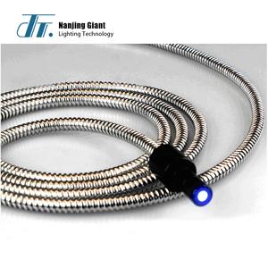 Manguera Flexible de acero inoxidable de 1000nm, guía de luz óptica de <span class=keywords><strong>fibra</strong></span> de vidrio personalizada - Product Image 2