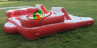 Fauteuil gonflable flottant pour piscine / Ponton gonflable pour yacht 5x3.3m en PVC