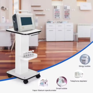 Carrito de Salón, Soporte para Carrito, Bandeja Rodante para Tatuajes, Bandeja para Instrumentos de Salón de Belleza y Peluquería, Carrito Rodante con Ruedas - Product Image 6