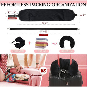 หมอนรองคอเดินทางแบบอัพเกรด บรรจุเสื้อผ้าได้ นุ่มสบาย พร้อมถุงเก็บ หมอนรูปตัวยูสำหรับเดินทางบนเครื่องบิน - Product Image 2