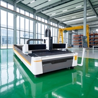 Découpeuse laser à fibre CNC Gauss 3015 6000W avec moteur servo et refroidissement par eau pour tôles métalliques