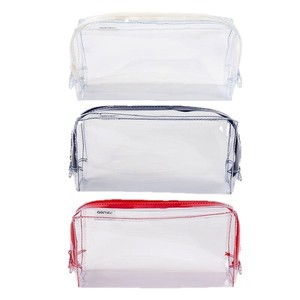 Estuche Transparente para Lápices Deli 66875A, Cuadrado Grande con Cierre, PVC, para Uso Escolar y de Oficina - Product Image 5