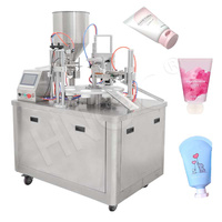 Pâte plastique compacte HNOC Machine à sceller les extrémités de tubes de bouteilles cosmétiques Machine à remplir et à sceller les tubes souples