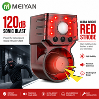 Système d'alarme de sécurité sans fil à énergie solaire MEIYAN avec détecteur de mouvement et sirène pour la sécurité domestique contre les cambriolages – Vente en gros