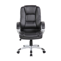 Chaise de bureau de direction moderne de luxe personnalisée en cuir véritable avec siège coulissant réglable électriquement et structure en bois
