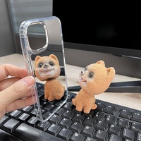 Coques de téléphone portable transparentes antichoc 3-en-1 en acrylique à surface miroir pour iPhone 15/16/17/18 Pro Max