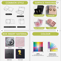 Boîte à bijoux portable en papier, personnalisation de logo en petites séries, matériaux écologiques, utilisée pour les boîtes de rangement de bracelets.