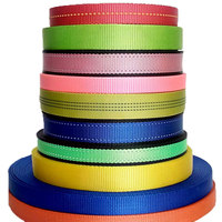 Sangle en nylon pour sac, ceinture de sécurité, noire, de haute qualité, sangle élastique unie, vente en gros, sangle en nylon personnalisée