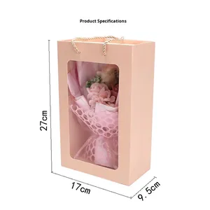 Boîte cadeau de roses en savon, cadeau créatif, fleurs pour le 8 <span class=keywords><strong>mars</strong></span>, fleurs pour les amoureux - Product Image 4