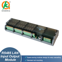 Oshangming 24 entrées 24 carte de sortie relais 12V/24V Module relais Modbus Rtu TCP avec RS485 Lan pour LED
