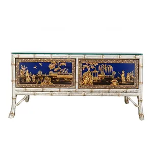 Ensemble de table à manger en bois chinois peint à la main, meubles de salle à manger, fait à la main, fournisseur chinois, 2019, Offre Spéciale