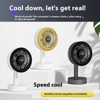 Mini ventilateur de bureau portable Rechargeable USB bureau étudiant petit ventilateur avec batterie pour une utilisation intérieure et extérieure