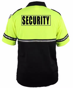 Uniforme de sécurité personnalisé pour chemises, anti-froissement, 100% polyester, imprimé, patrouille, haute visibilité avec bandes réfléchissantes, poche zippée - Product Image 2