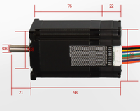 Kit moteur pas à pas Nema 17, 1,8 degré, 42 mm, 2 phases, 4 fils, hybride, pour imprimante 3D, machine de gravure CNC, DC 12V/24V, 0,4-1,2 kW