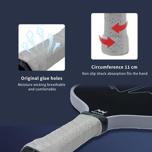 Paleta de Fibra de Carbono MUGOO Thermoformed Gen4 Core, Lista para Torneos, con Superficie Optimizada para el Spin, para Juego Competitivo - Product Image 6