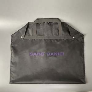 Bolsas de lona biodegradables con cremallera para ropa Bolsas de viaje de papel para trajes Vestido DE BODA Bolsas de ropa transparentes - Product Image 4