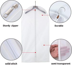 Foldable Recycled Wedding <b>Dress</b> Suit Bag Dustproof Custom Garment Suit <b>Cover</b> Bag - Product Image 3
