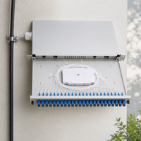 Boîtier de distribution mural ODF pour panneau de brassage de fibres optiques FTTH, montage en rack 19 pouces, haute densité SC LC avec plateaux de raccordement