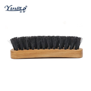 Cepillo para zapatos de pelo de cerdo y madera maciza Yinste para la eliminación de manchas y limpieza - Product Image 1