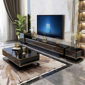 Meuble TV moderne en bois avec support pour téléviseur LED, portable, pour salon et hôtel, convient aux téléviseurs de 65 pouces et plus - Product Image 4