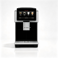 Machine à café commerciale entièrement automatique en acier inoxydable, du grain à la tasse, pour petit café ou bistro