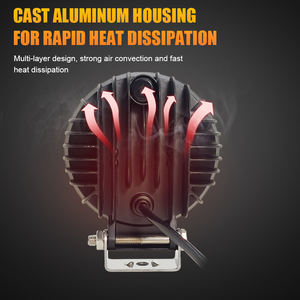 Feux tout-terrain 4 pouces, feux antibrouillard LED 72W, anneau halo blanc, feux antibrouillard LED 4 pouces pour Jeep JK TJ LJ TUV, phares LED - Product Image 5