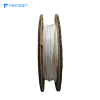 FTTH LC/APC Full dirakit 4 core kotak Desktop kabel serat dengan kabel