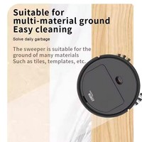 Aspirateurs robots intelligents pour la maison, nettoyage automatique des sols humides/secs avec fonction de lavage et de balayage, humidificateur intégré, fonctionne sur batterie