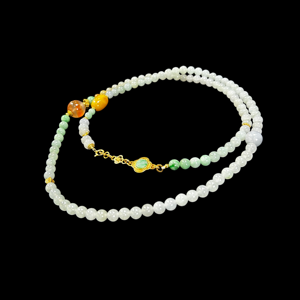 Collar de Jadeíta Birmana Natural de Grado <span class=keywords><strong>A</strong></span>, Collar de Cuentas de Jade de Alta Calidad para Mujer, Joyerí<span class=keywords><strong>a</strong></span> de Jadeíta Birmana con Certificado - Product Image 2